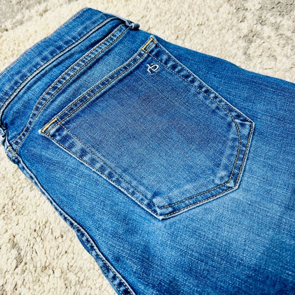 EUC Rag & Bone Dre Low Rise Patchwork Jeans - Picture 14 of 17